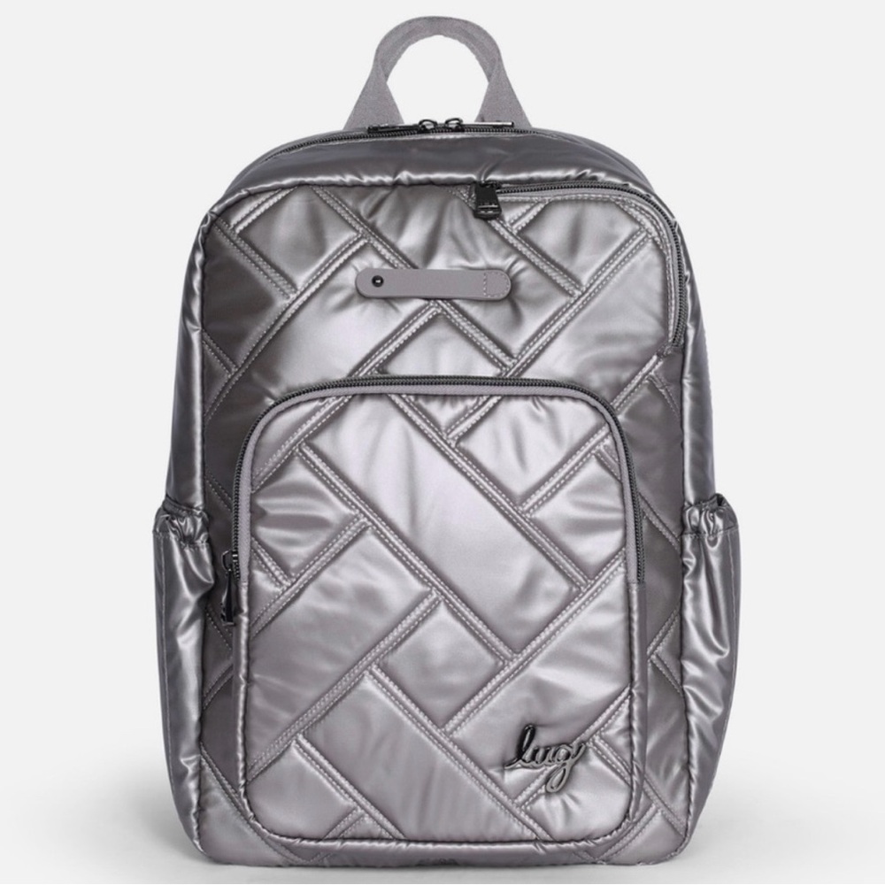 Lug Metallic Pearl Quilted Backpack